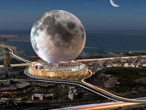 El hotel de ensueño con forma de luna que se construirá en Dubai