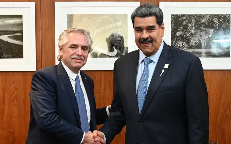 Alberto Fernández se reunió con Nicolás Maduro