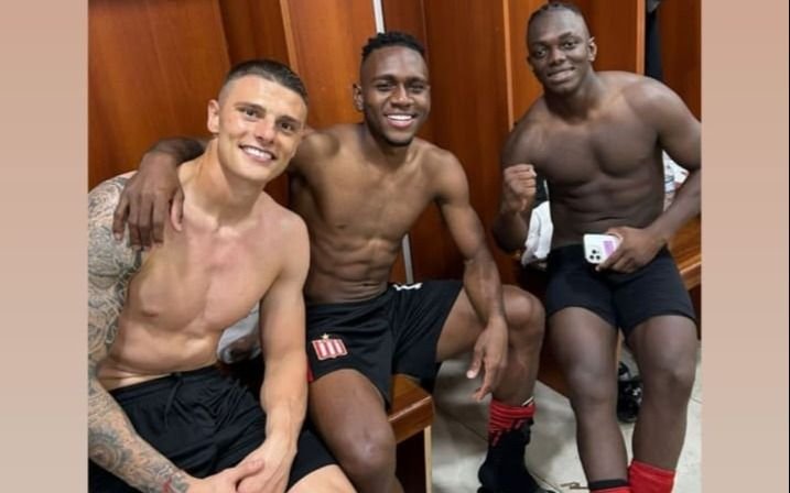 Estudiantes vs Boca.- El Pincha es un carnaval: la intimidad del festejo en el vestuario y el "baile" de despedida