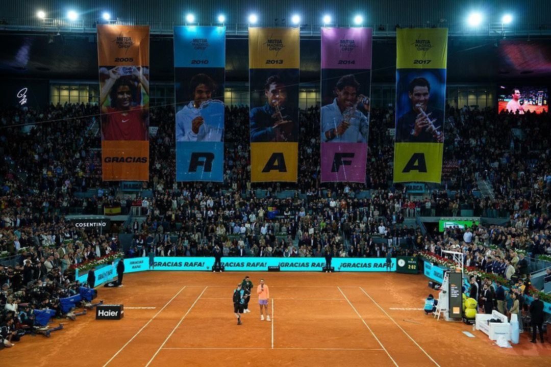 Emocionante despedida a Rafa Nadal, en la Caja Mágica