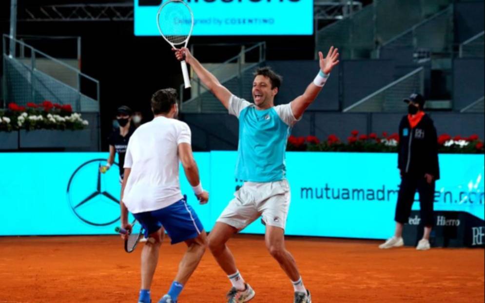 Zeballos, histórico: avanzó a semis en el ATP de Madrid y se consagra  número 1 del mundo