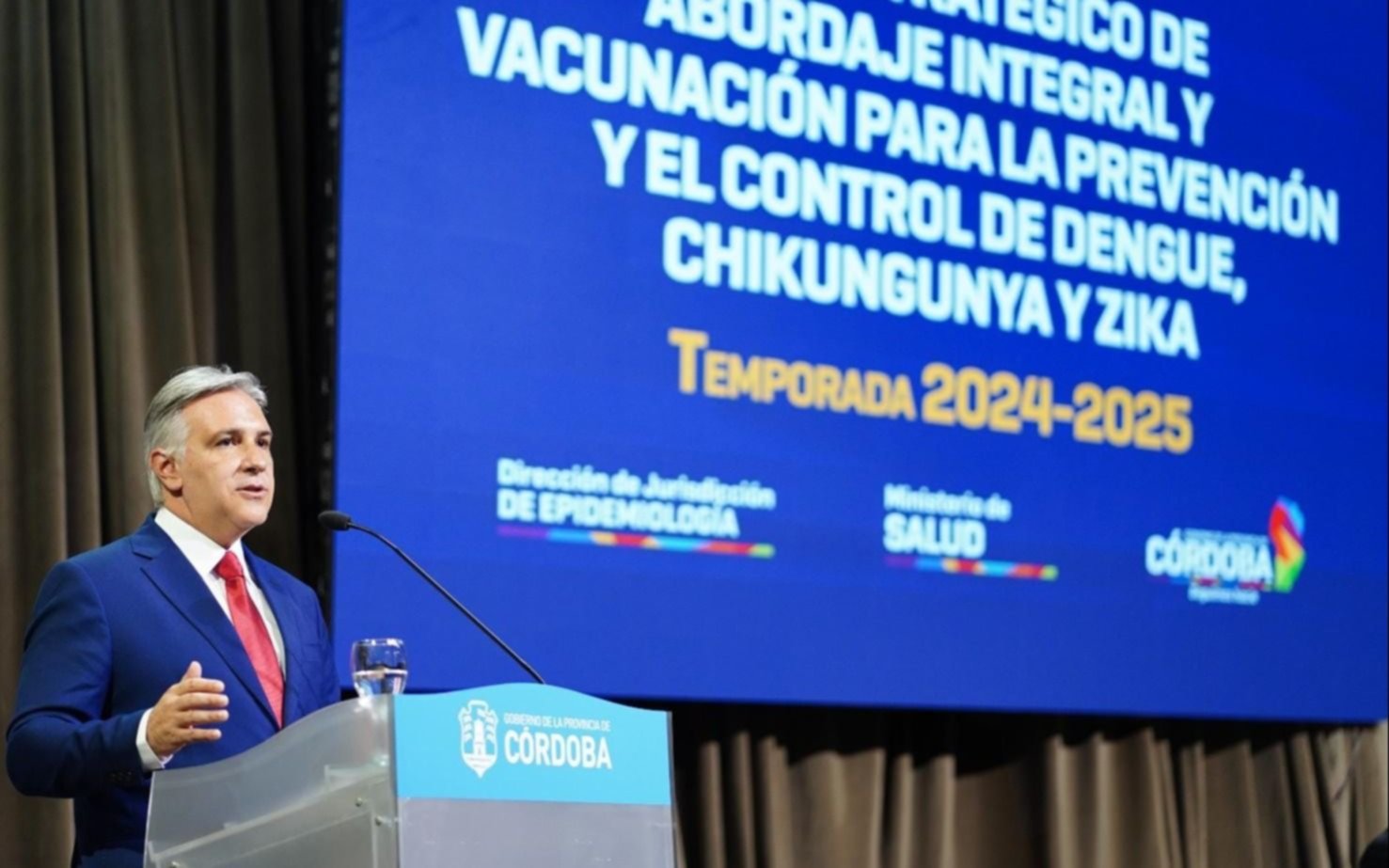 Córdoba lanzó el plan de Vacunación de dengue, chikungunya y zika