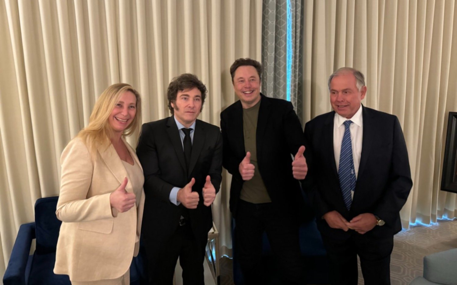 Javier Milei en Los Ángeles: volvió a visitar a Elon Musk y se reunió con Gianni Infantino de la FIFA