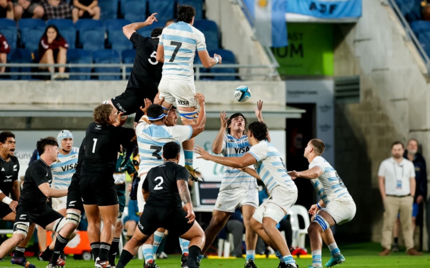 Los Pumitas hicieron agua con los Baby All Blacks