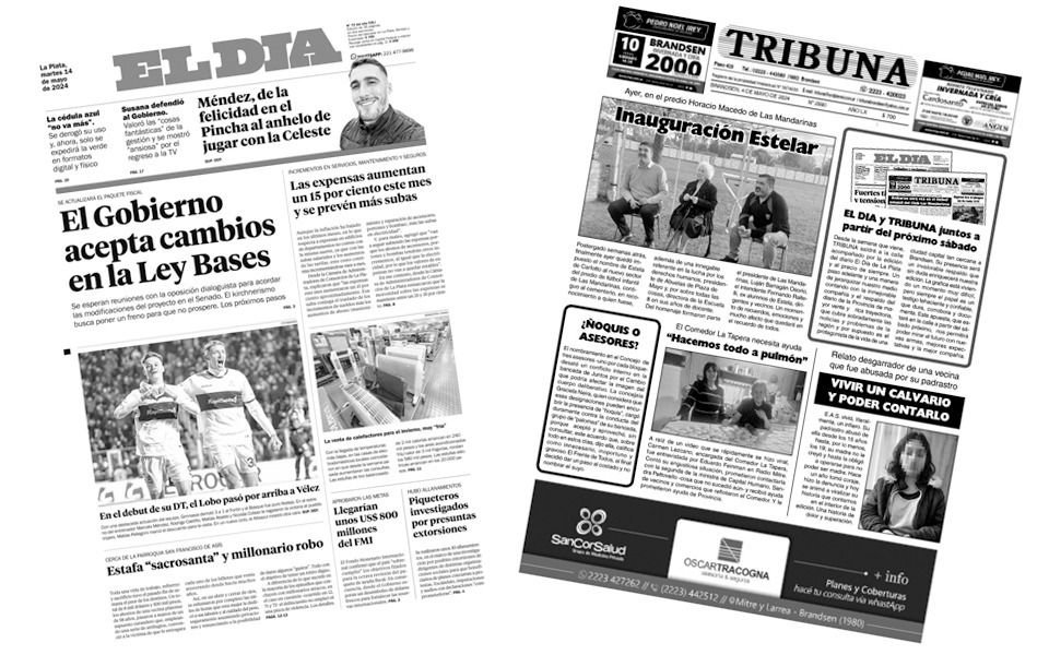 Alianza entre EL DIA y Tribuna de Brandsen