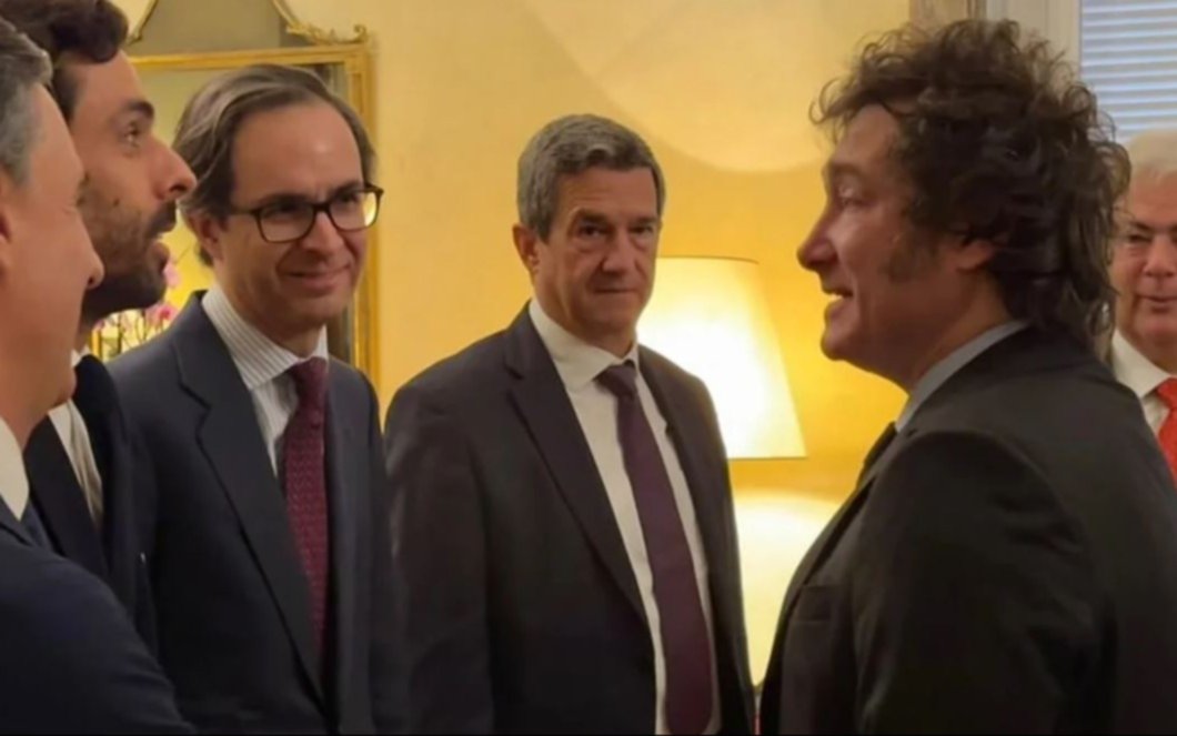 Milei en Madrid: reunión con empresarios en la previa de la cumbre del partido que lidera Abascal