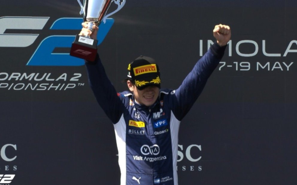 Histórico triunfo de Franco Colapinto en Imola en Fórmula 2