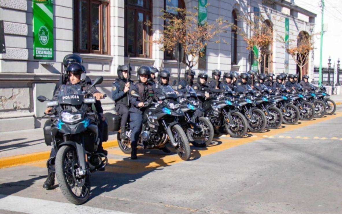 Refuerzan la seguridad en Ensenada con motos para la Policía