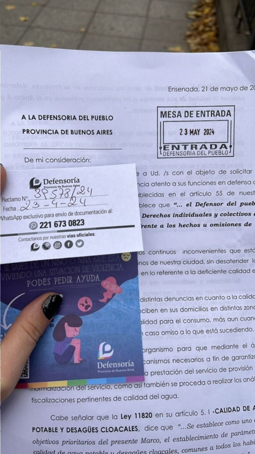 Denuncia en Ensenada por la "mala calidad" del agua: "No podemos seguir con este servicio de ABSA"