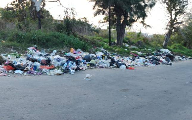 Basural y riesgo sanitario en la zona de 135 y 520