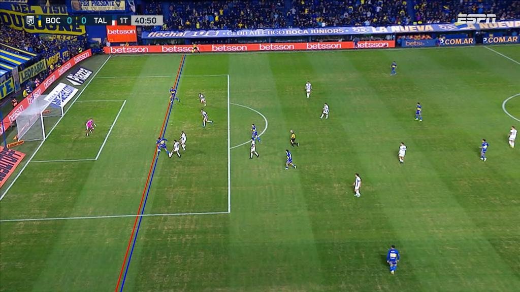 El VAR evitó el flechazo que estaba por lanzar Cavani para festejar su gol