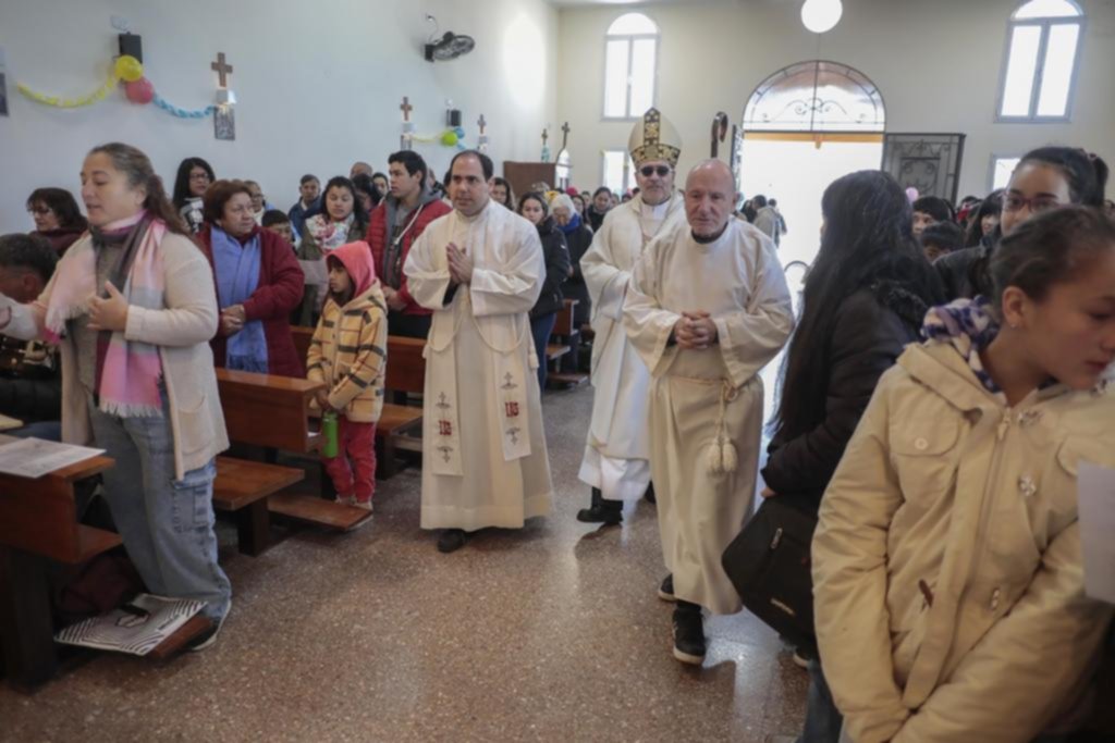 Festejos patronales en una capilla de Villa Montoro