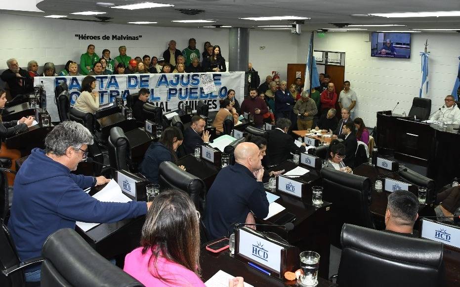 Sesión caliente en el Concejo Deliberante