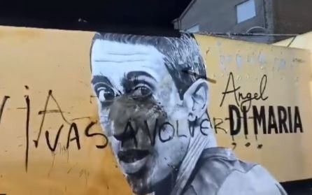 Mensaje amenazante contra Di María: "¿Todavía vas a volver?"