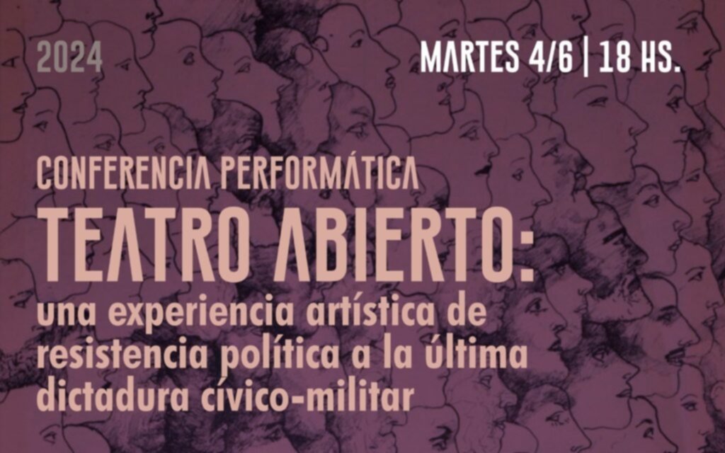 Conferencia performática Teatro abierto en la UNQ
