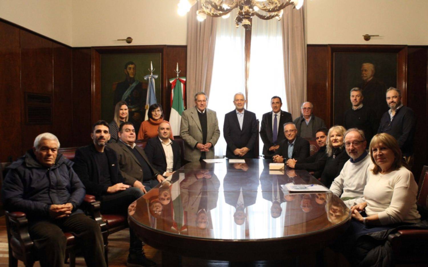 Reconstrucción de Plaza Italia en La Plata: entidades italianas apoyaron el proyecto