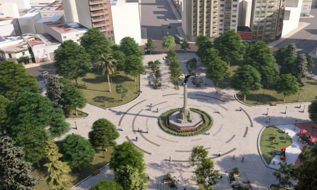 Es inminente el arranque de la obra de plaza Italia