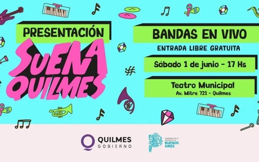 “Suena Quilmes” en el Teatro Municipal 
