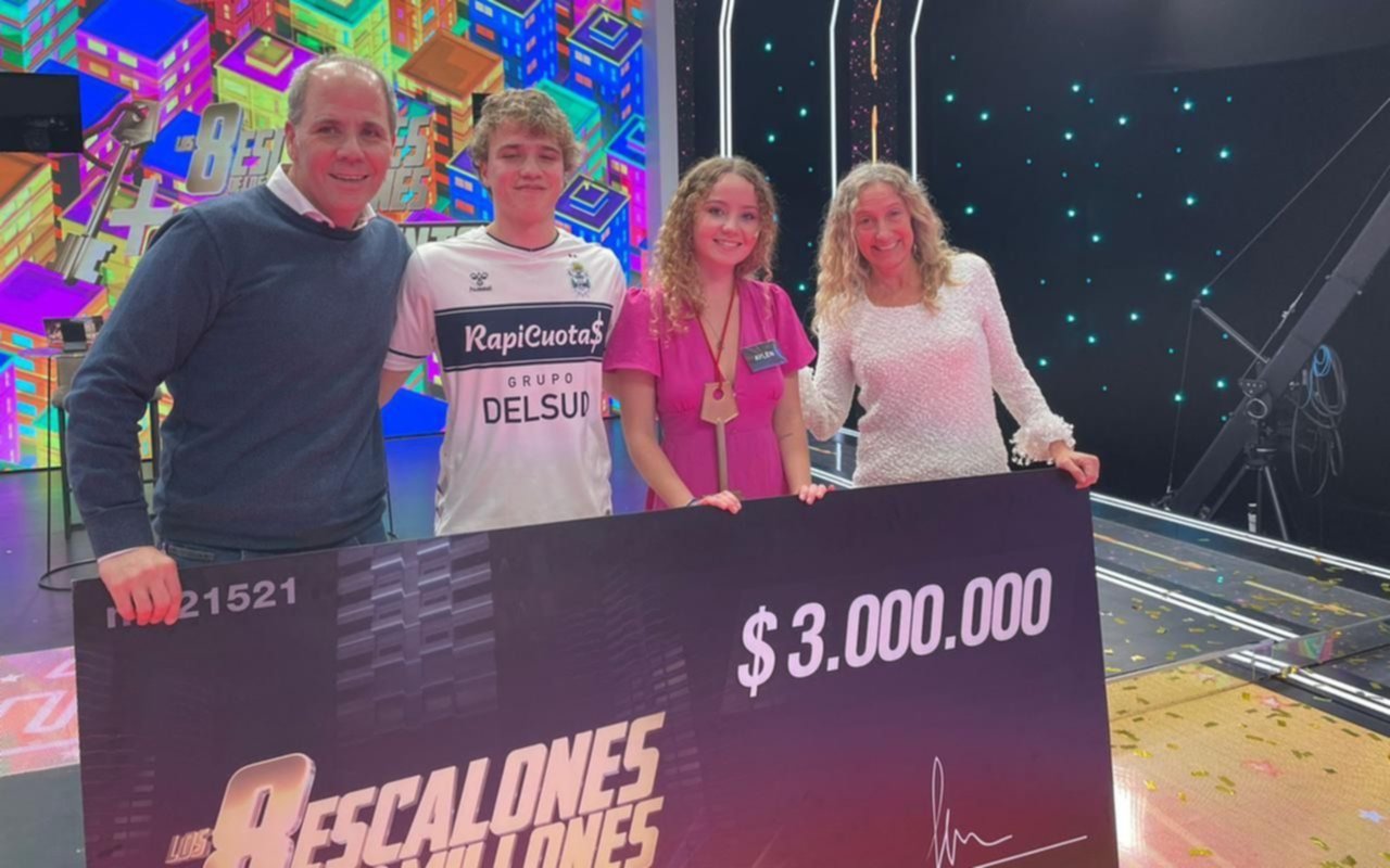 "No lo podía creer", dijo la joven de La Plata que ahora va por casi $6.000.000 en "Los 8 escalones": ¿qué hará con el dinero?