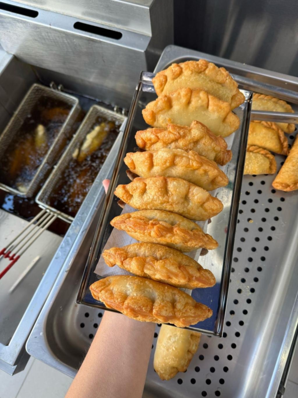 Frescas y crocantes empanadas de mar