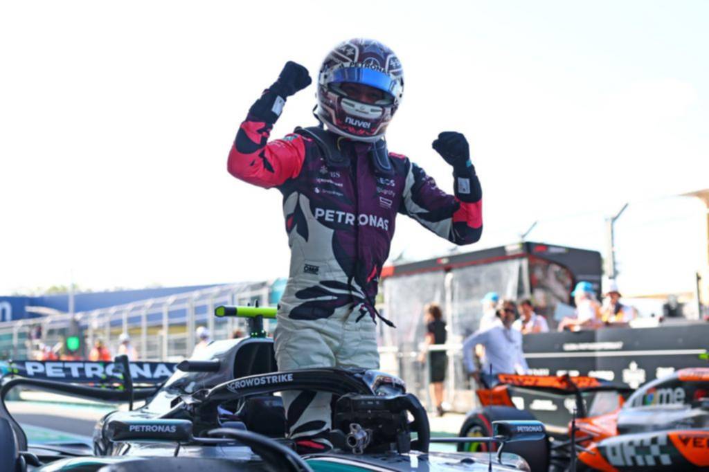 Antonelli en la pole del sprint del GP de Miami