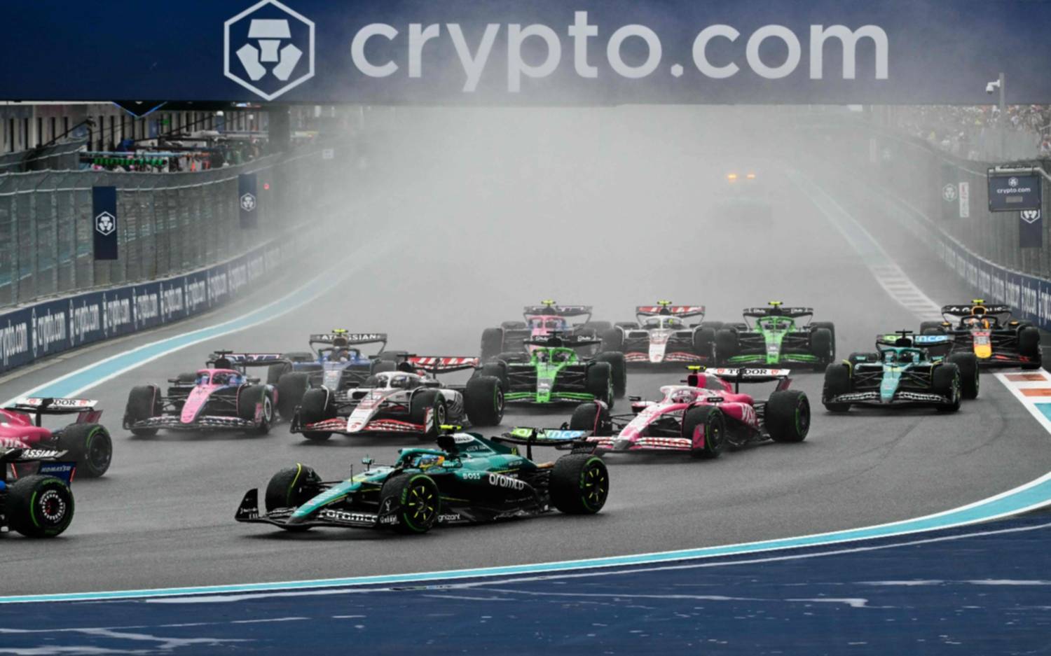 Fórmula 1: Norris voló bajo la lluvia y conquistó la Sprint de Miami