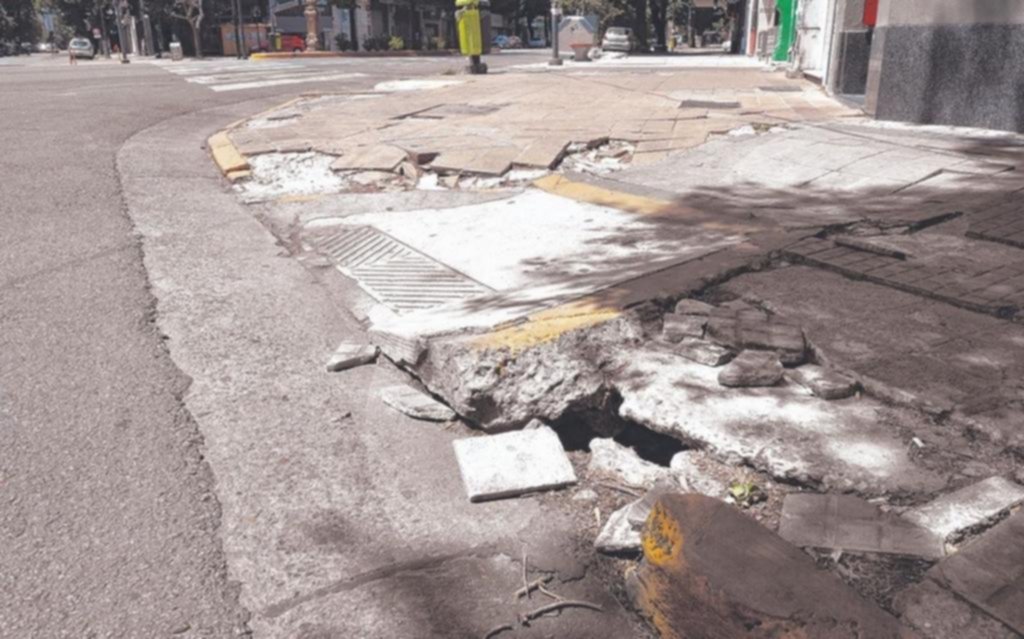 “Veredas sanas”: el plan del Municipio para reparar la vía pública