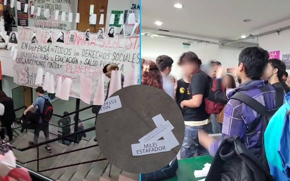 Entre cánticos e insultos, militantes libertarios volvieron a ser