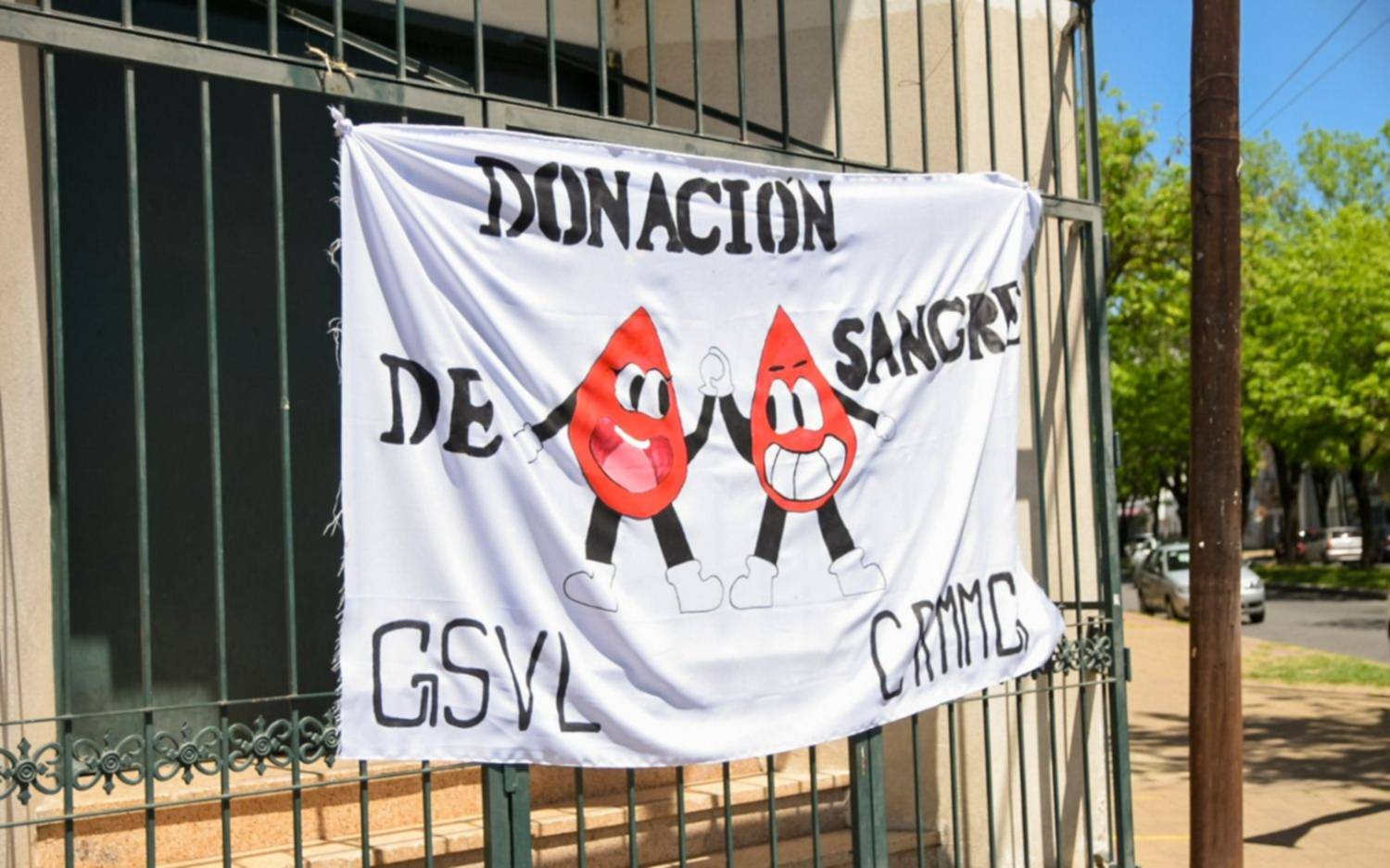 Campaña de donación de sangre en La Plata