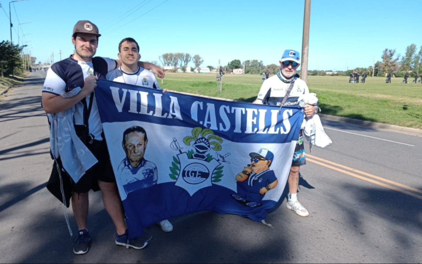Los hinchas acompañan al Lobo en San Nicolás