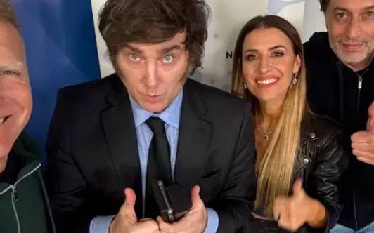 Quilmeña Mariana Brey entrevista a Milei y genera polémica en redes
