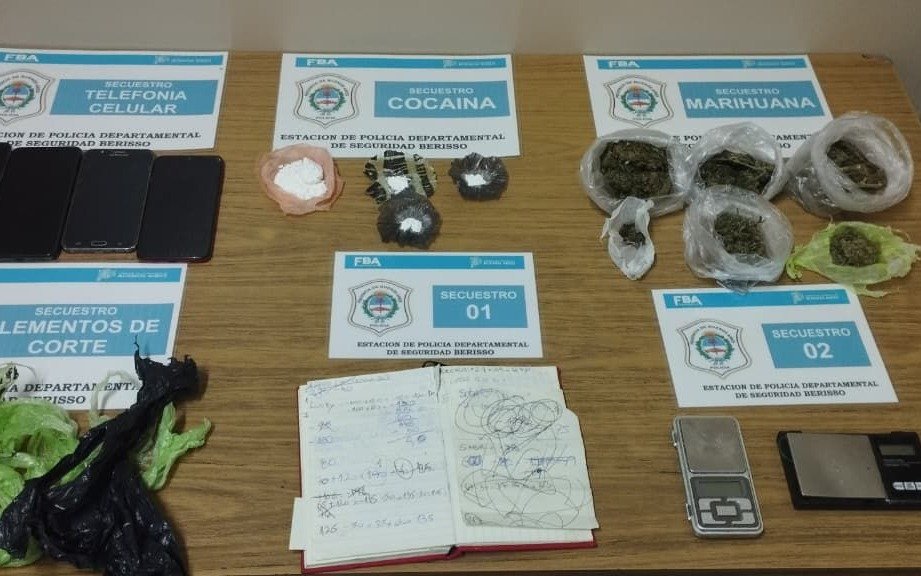 Un hombre y una mujer detenidos por comercializar drogas en Berisso