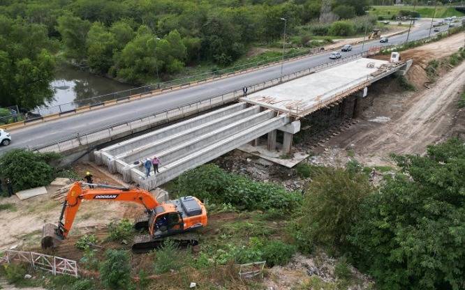 Construyen un nuevo puente sobre el Reconquista entre San Miguel y Hurlingham