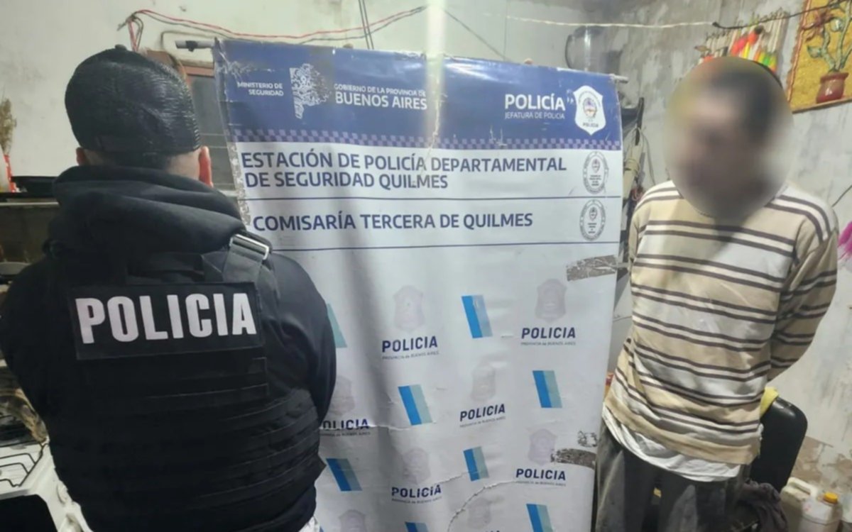 Ex empleado detenido en Quilmes Oeste tras ser reconocido en violenta entradera