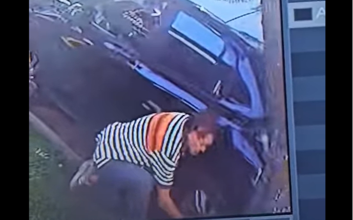 Robo de rueda en pleno centro de Bernal  
