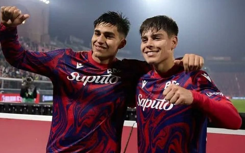 Benja Domínguez campeón en Italia y queda en la historia del Bologna