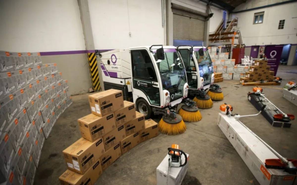Municipio de Quilmes fortalece Servicios Públicos con nueva maquinaria