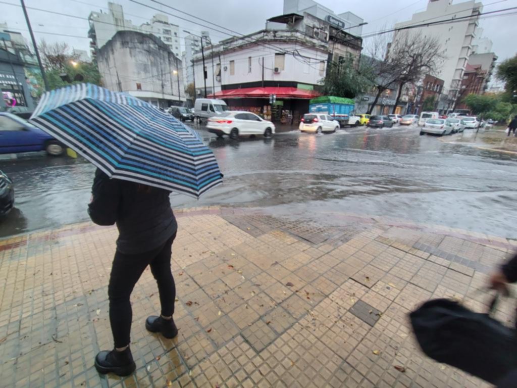 Lagunas, árboles dañados y alerta: el temporal continuaba en la Ciudad