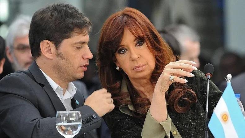 Kicillof y Cristina Kirchner, ahora enfrentados por las reelecciones