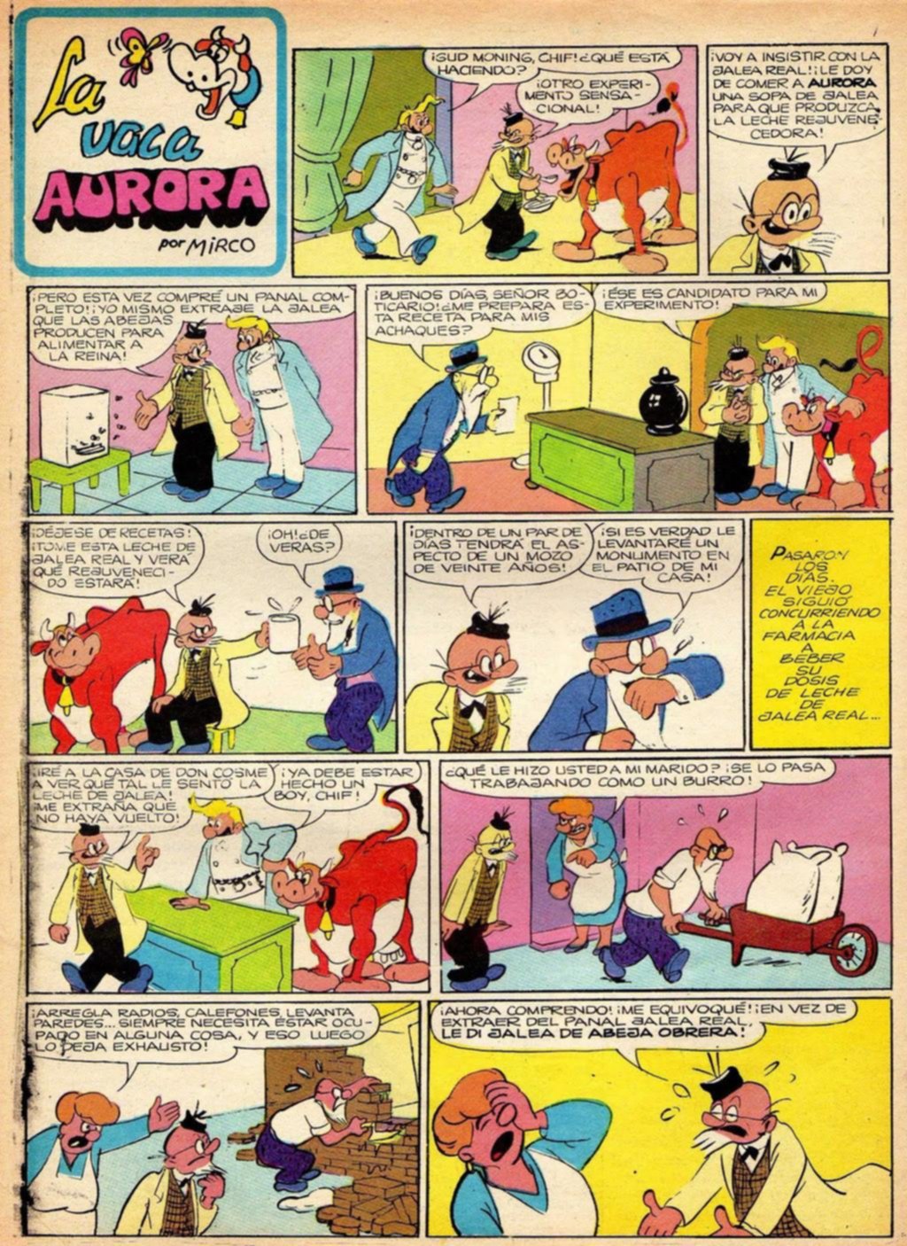 La Vaca Aurora, la creación histórica de Mirco Repetto