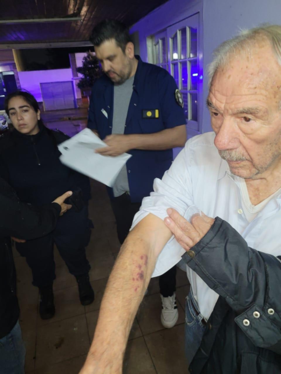 Terror en la vivienda de un excomisario platense