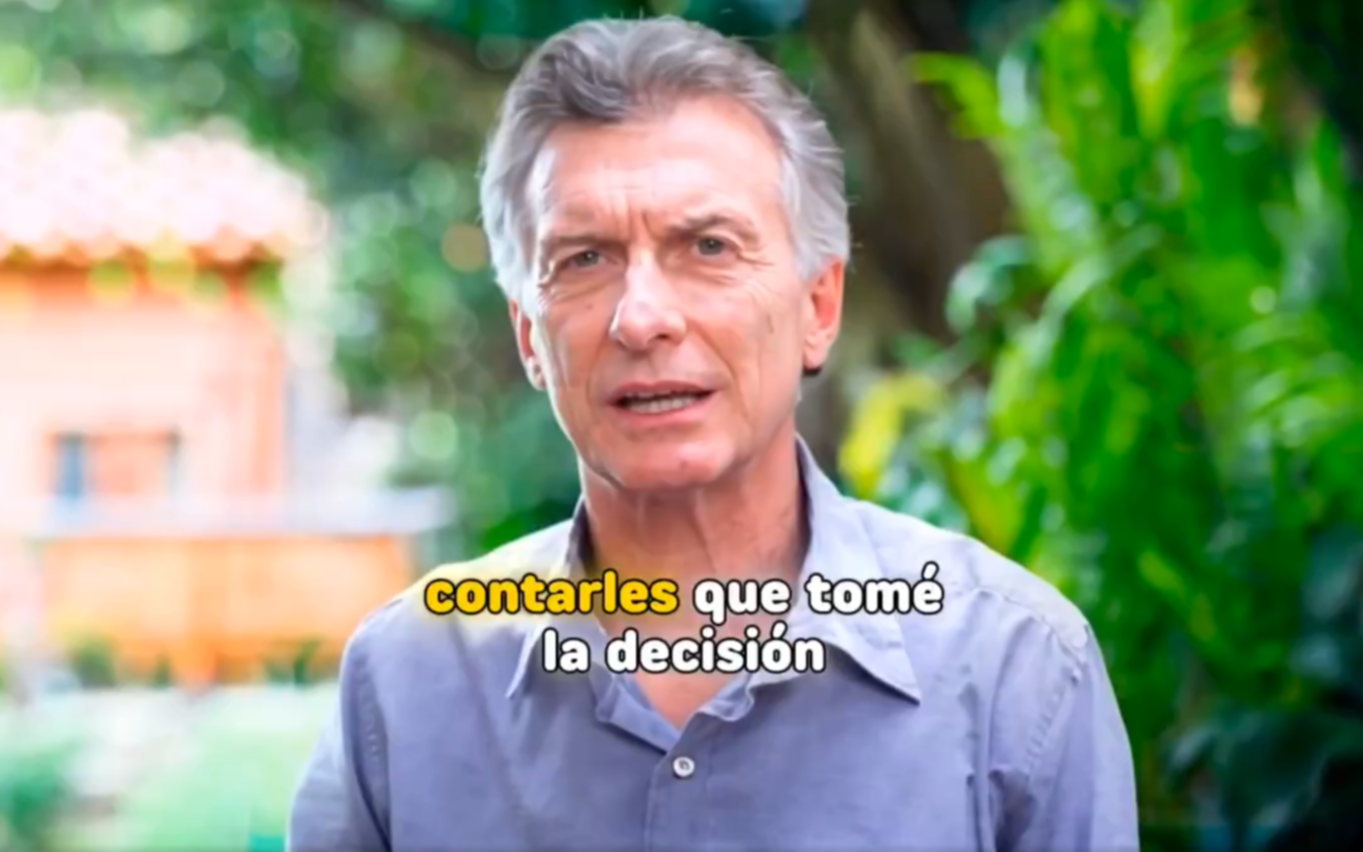 Un falso video de Macri pidiendo votar por Adorni generó fuerte polémica en las elecciones porteñas
