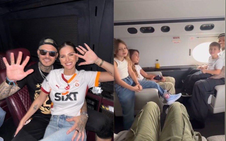 La China Suárez y Mauro Icardi viajaron a Turquía con los hijos de ella: la visita al estadio del Galatasaray