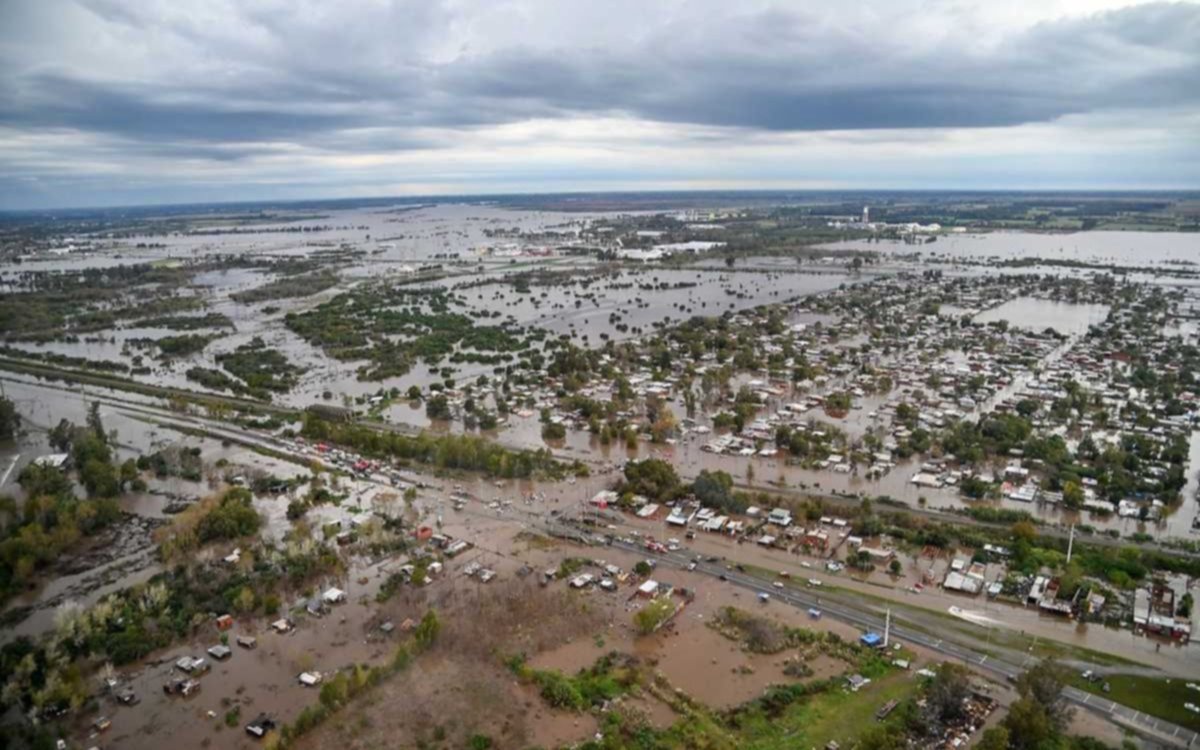 Lluvias: un informe oficial revela que la mitad de la provincia de Buenos Aires está con excesos de agua