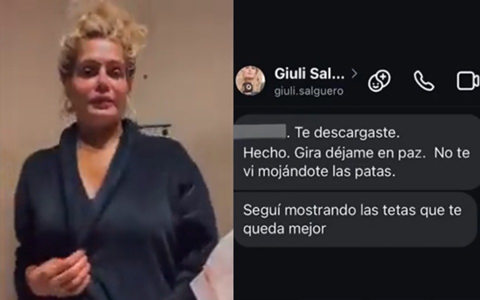Escándalo en TN: la movilera Giuliana Salguero se cruzó en las redes con los daminificados por el temporal