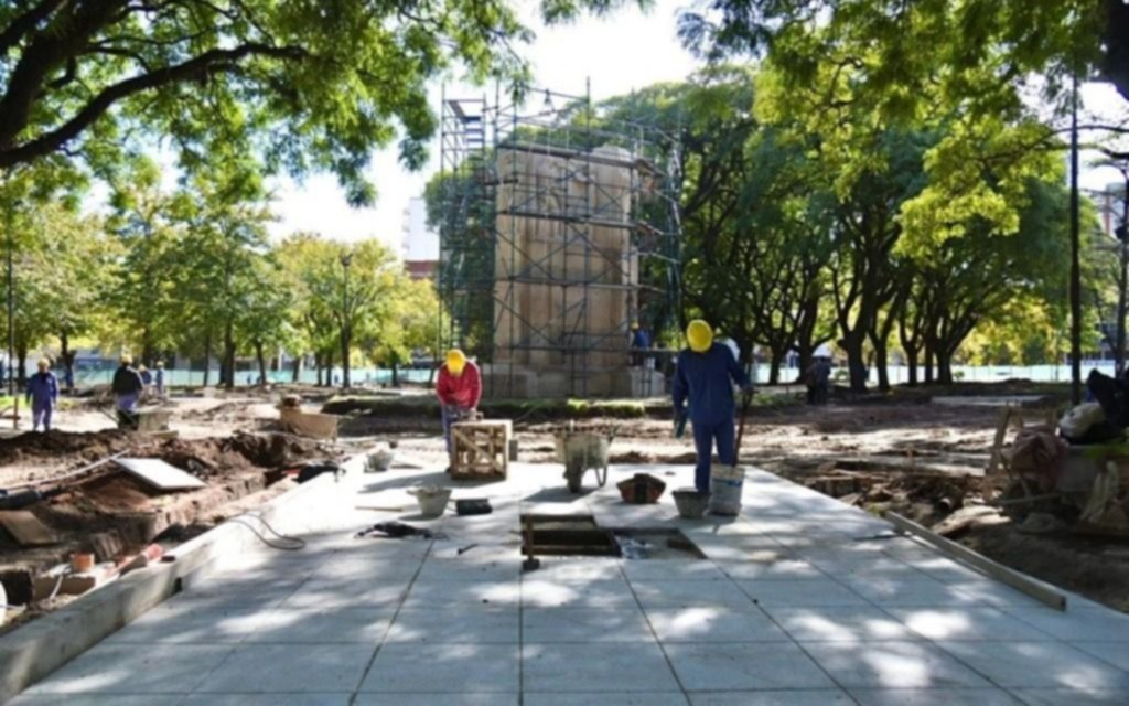 La reconstrucción de la Plaza Rocha: este sábado, un show para todos los platenses