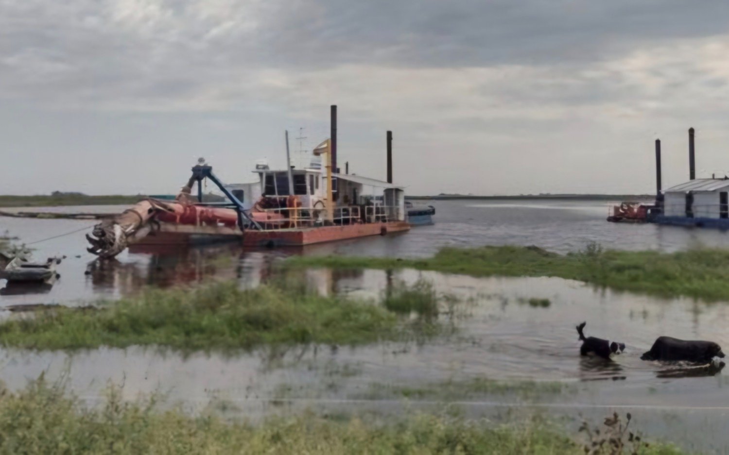 La paralización de obras en el Río Salado agrava las inundaciones en zonas rurales