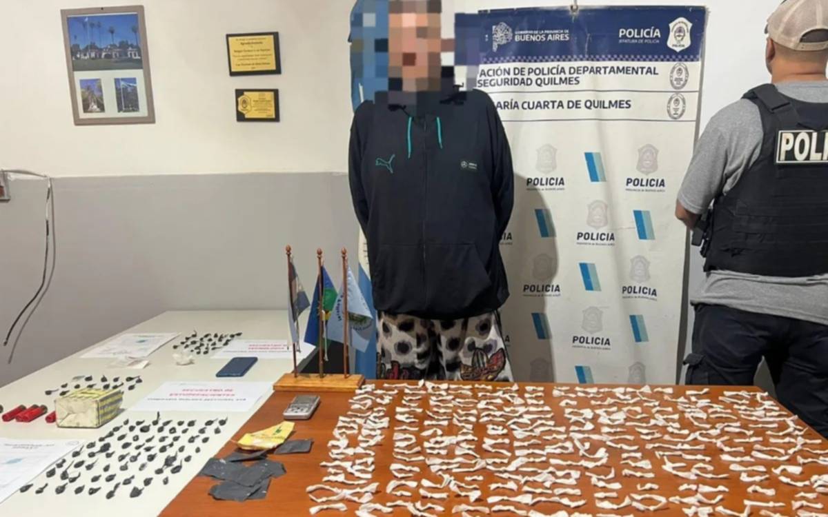 Detienen a un hombre en Quilmes y Florencio Varela acusado de comercializar drogas