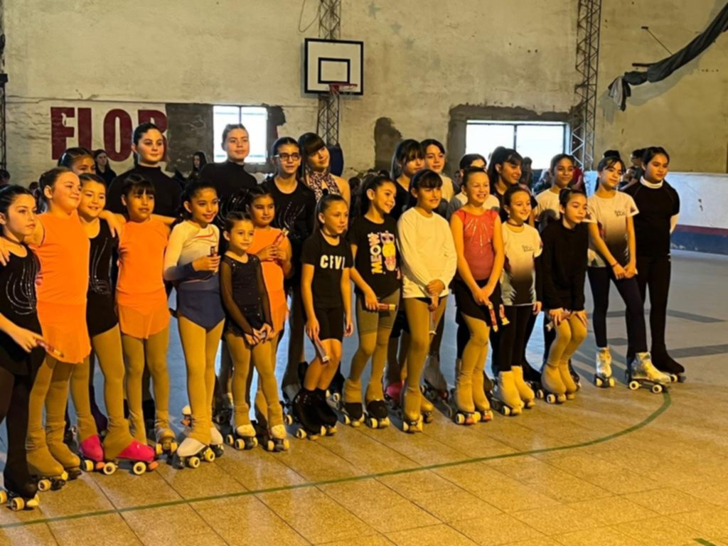 Se realizó un encuentro de clubes de patín en Villa Elvira