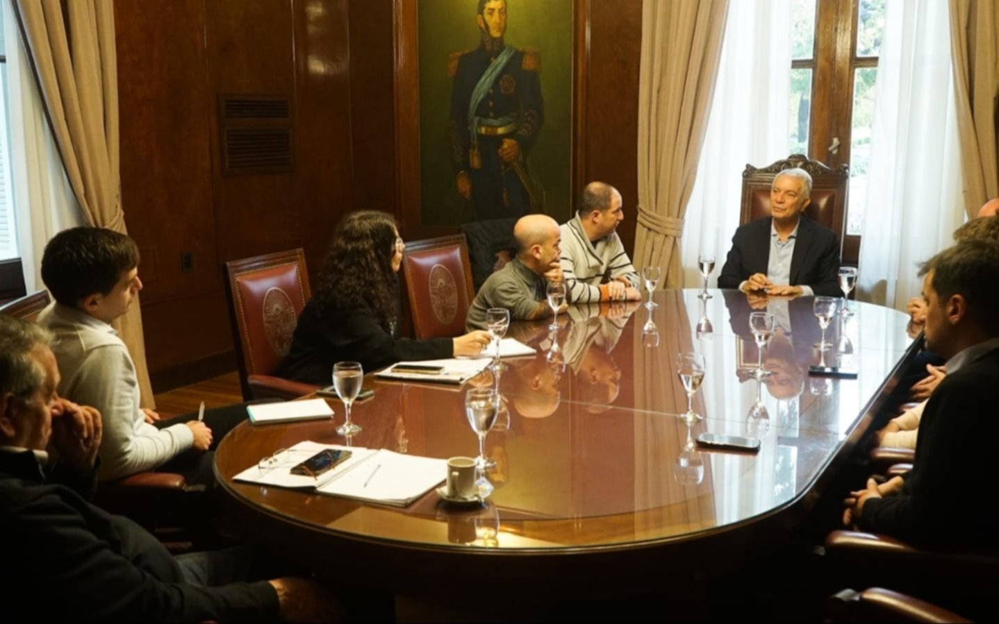 Encuentro institucional de las nuevas autoridades de AMIA La Plata con Alak